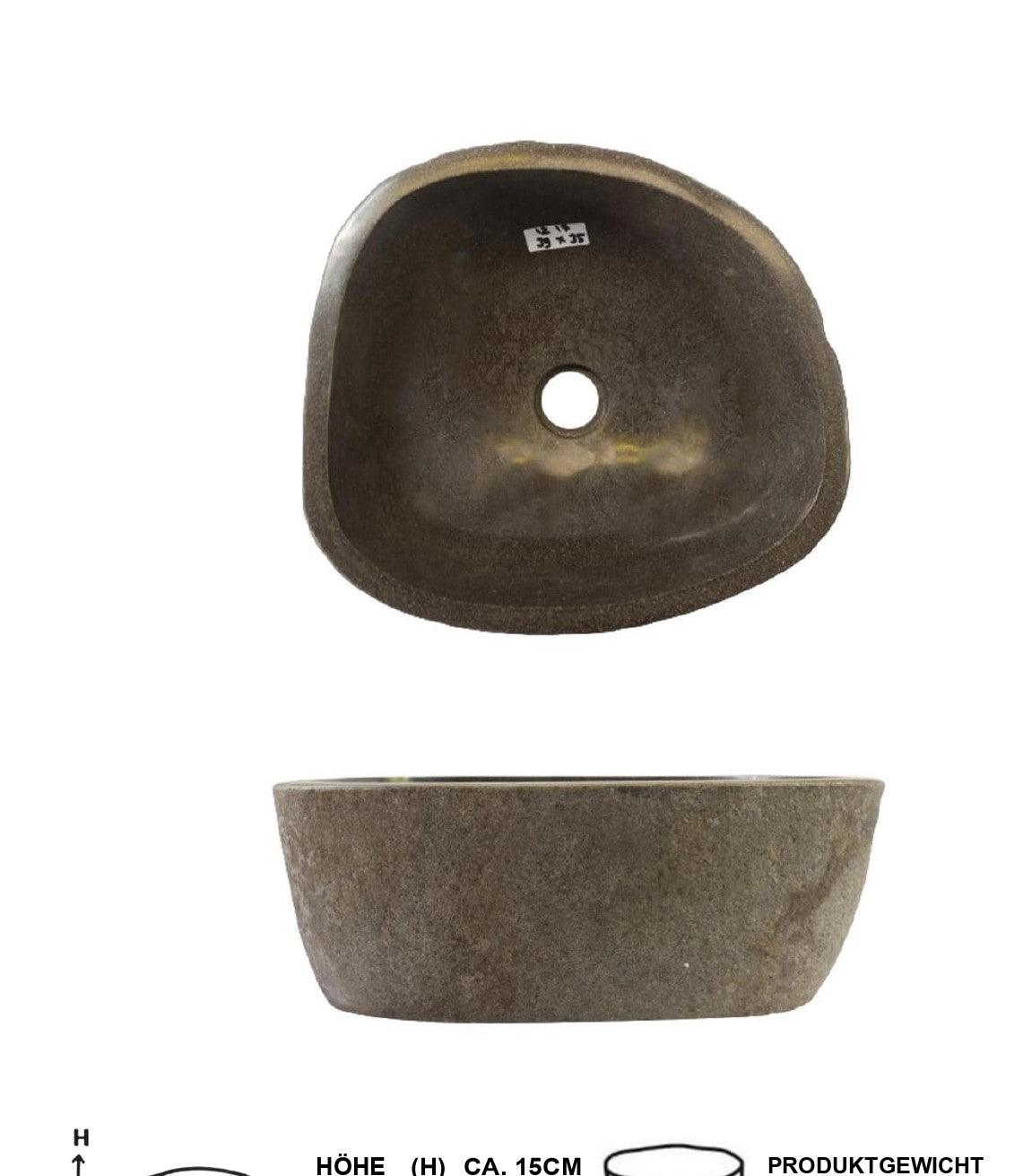 Naturstein Waschbecken 31 - 40 cm - flairando