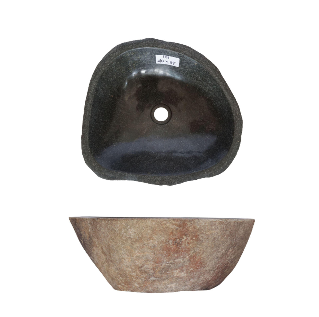 Naturstein Waschbecken 31 - 40 cm - flairando