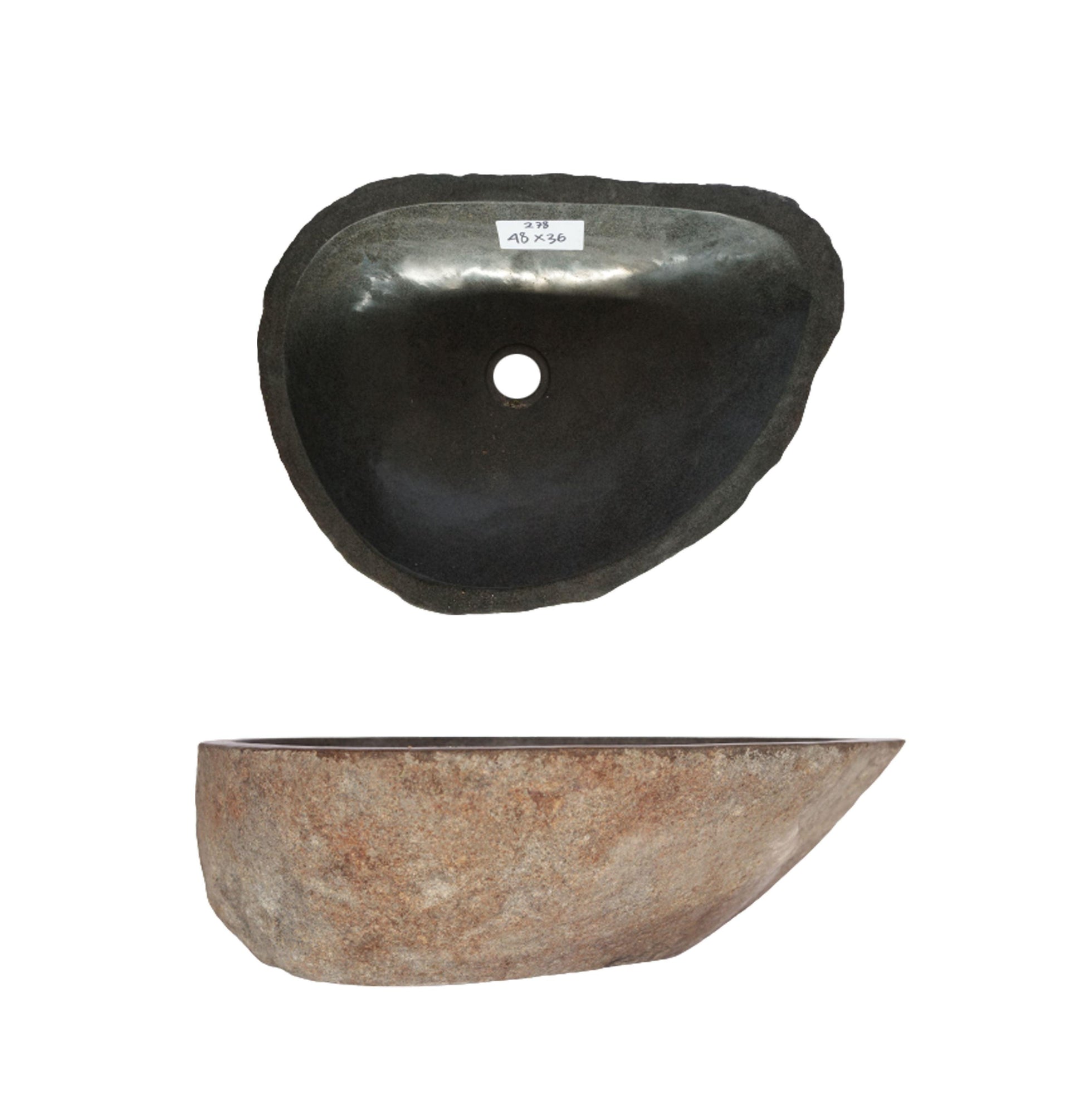 Naturstein Waschbecken 41 - 50 cm - flairando