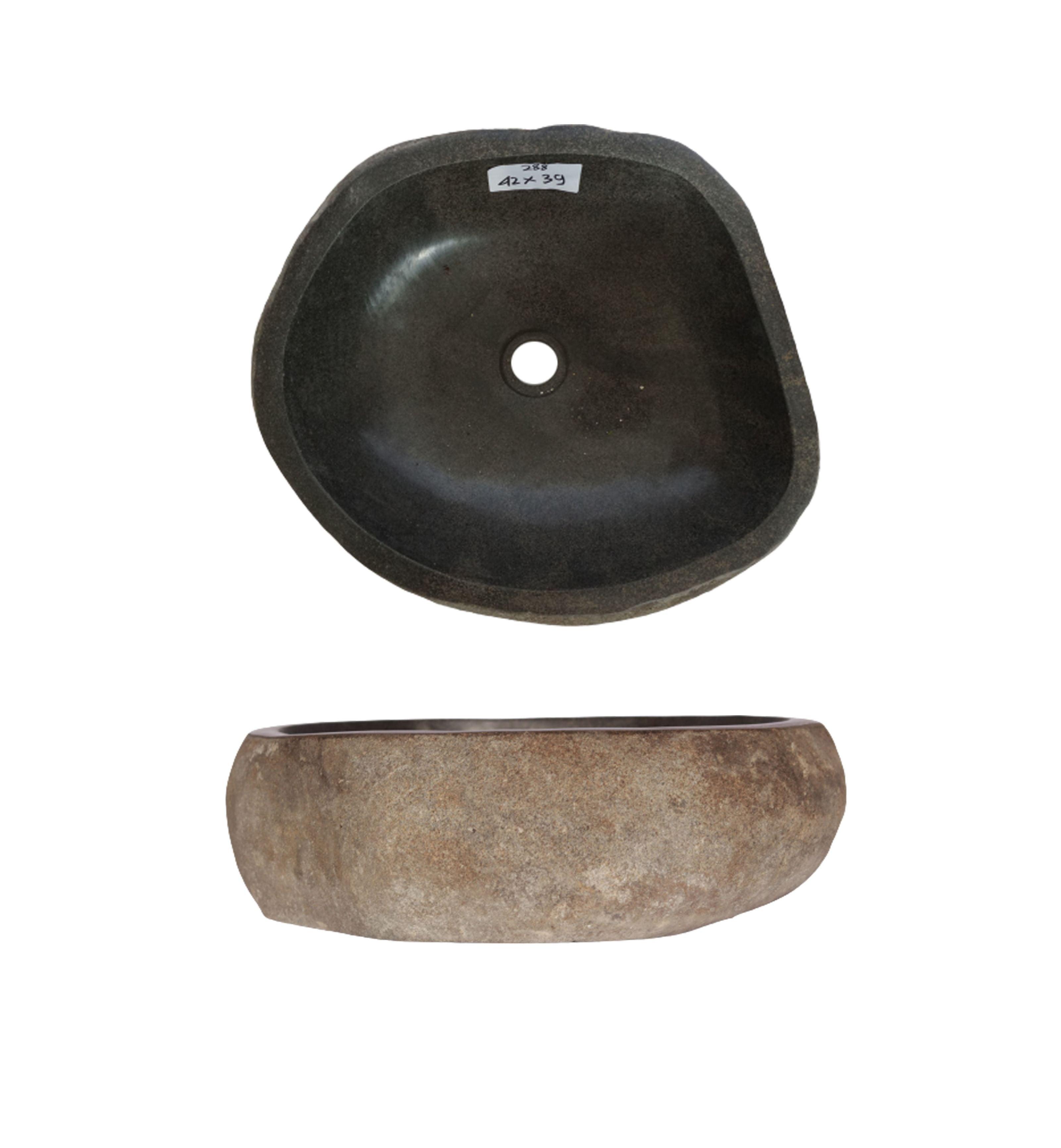 lavabo en pierre naturelle 41 - 50 cm - flairando