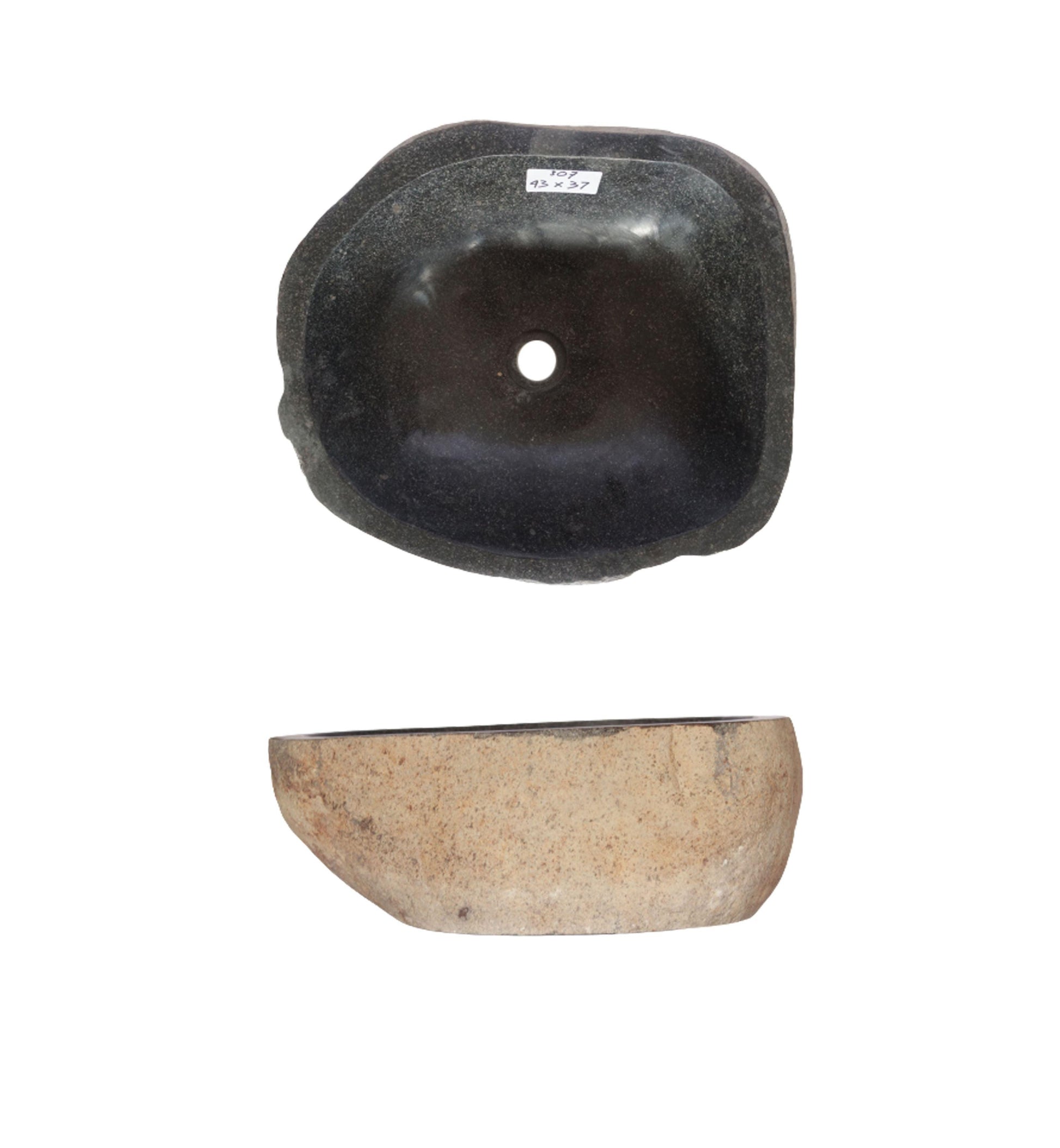 Naturstein Waschbecken 41 - 50 cm - flairando