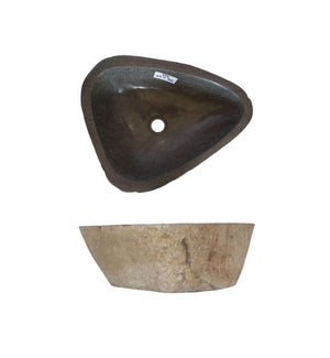 Naturstein Waschbecken 41 - 50 cm - flairando