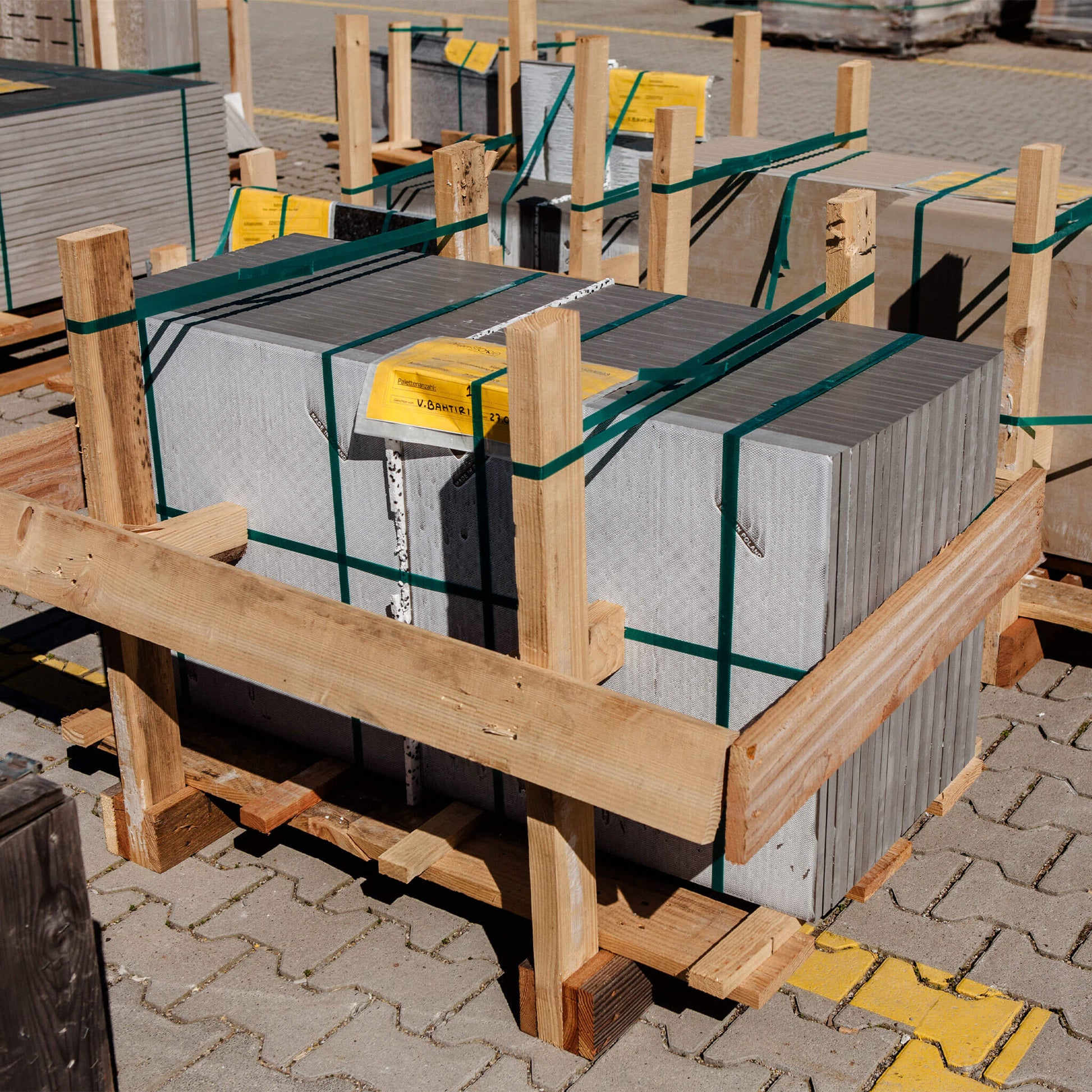 Poolumrandung Set Betonoptik Anthrazit - flairando