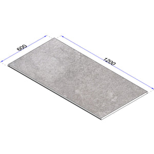 Poolrandplatte schieferoptik grau gerundete kante