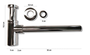 Flaschensiphon Farbe Chrom