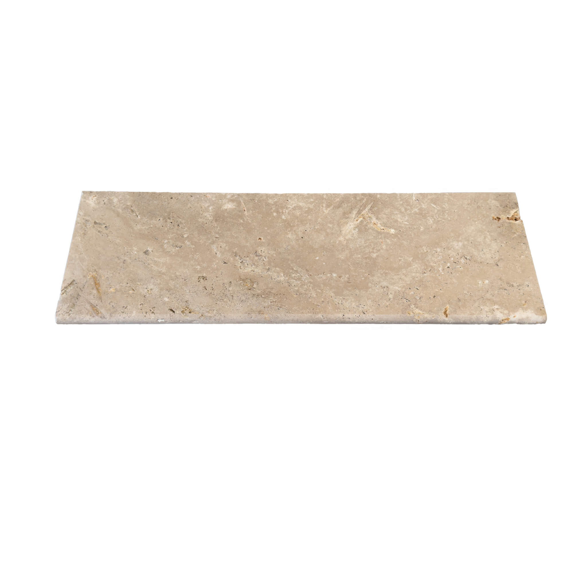 mediterrane Poolrandplatte Draufsicht Kalkstein beige