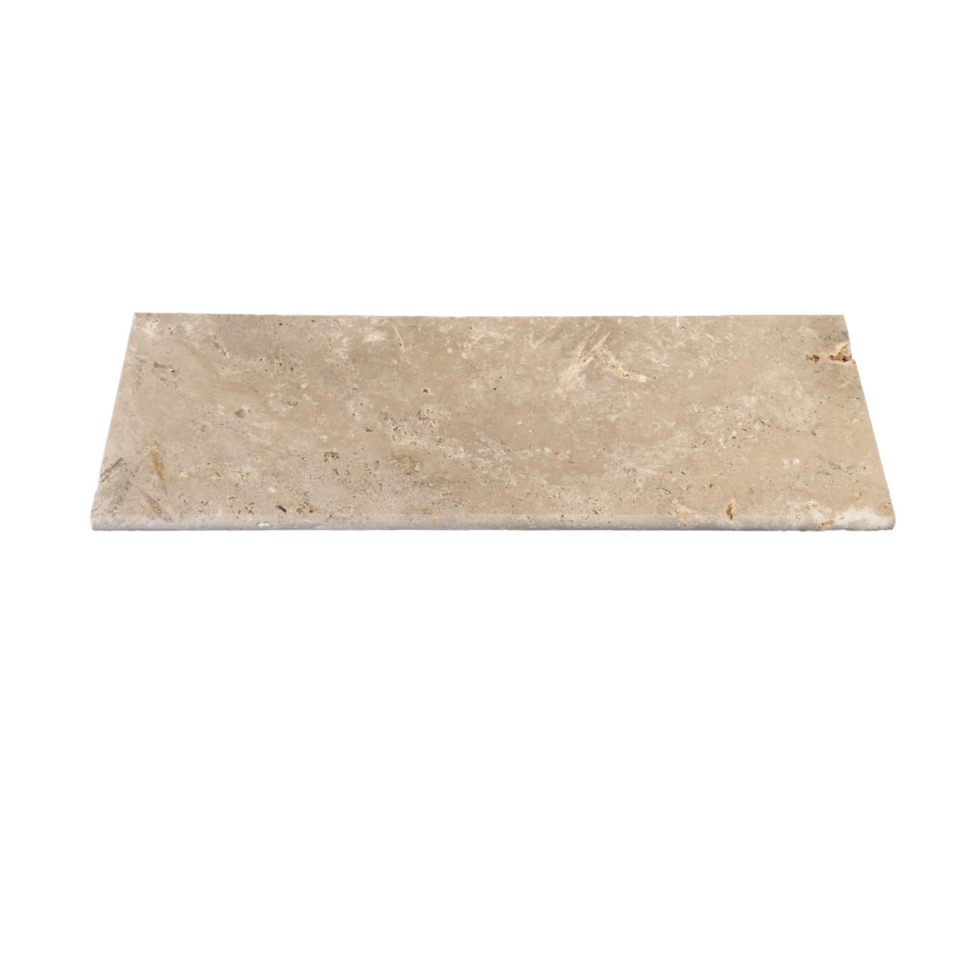 mediterrane Poolrandplatte Draufsicht Kalkstein beige