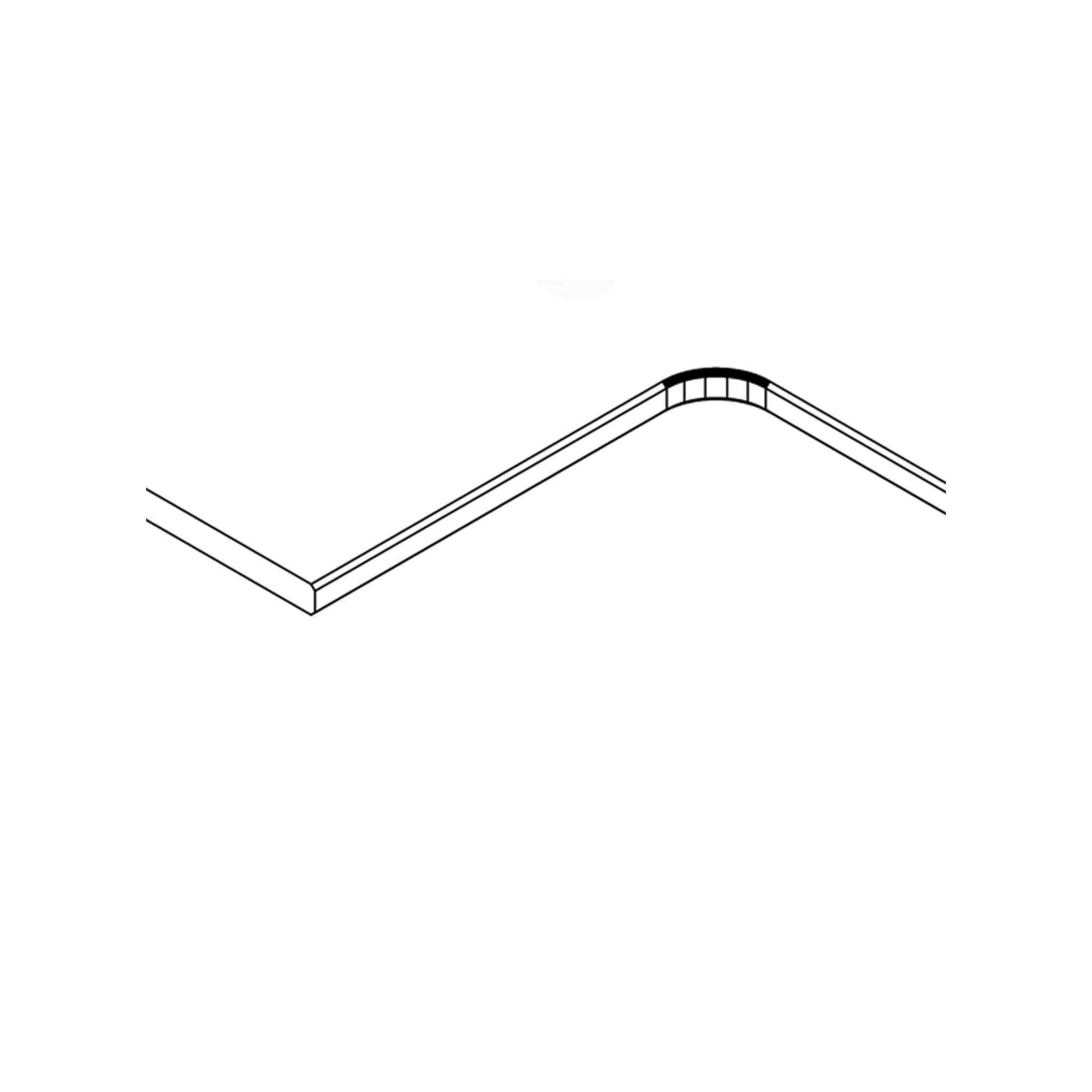 Eckplatte gefast Skizze