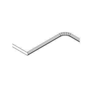 Eckplatte gerundet Skizze