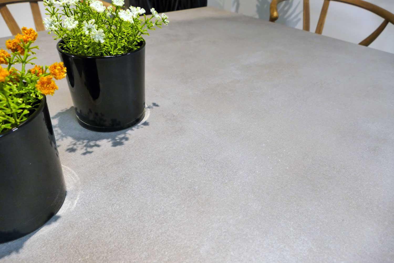 Esstisch Betonoptik Kufe