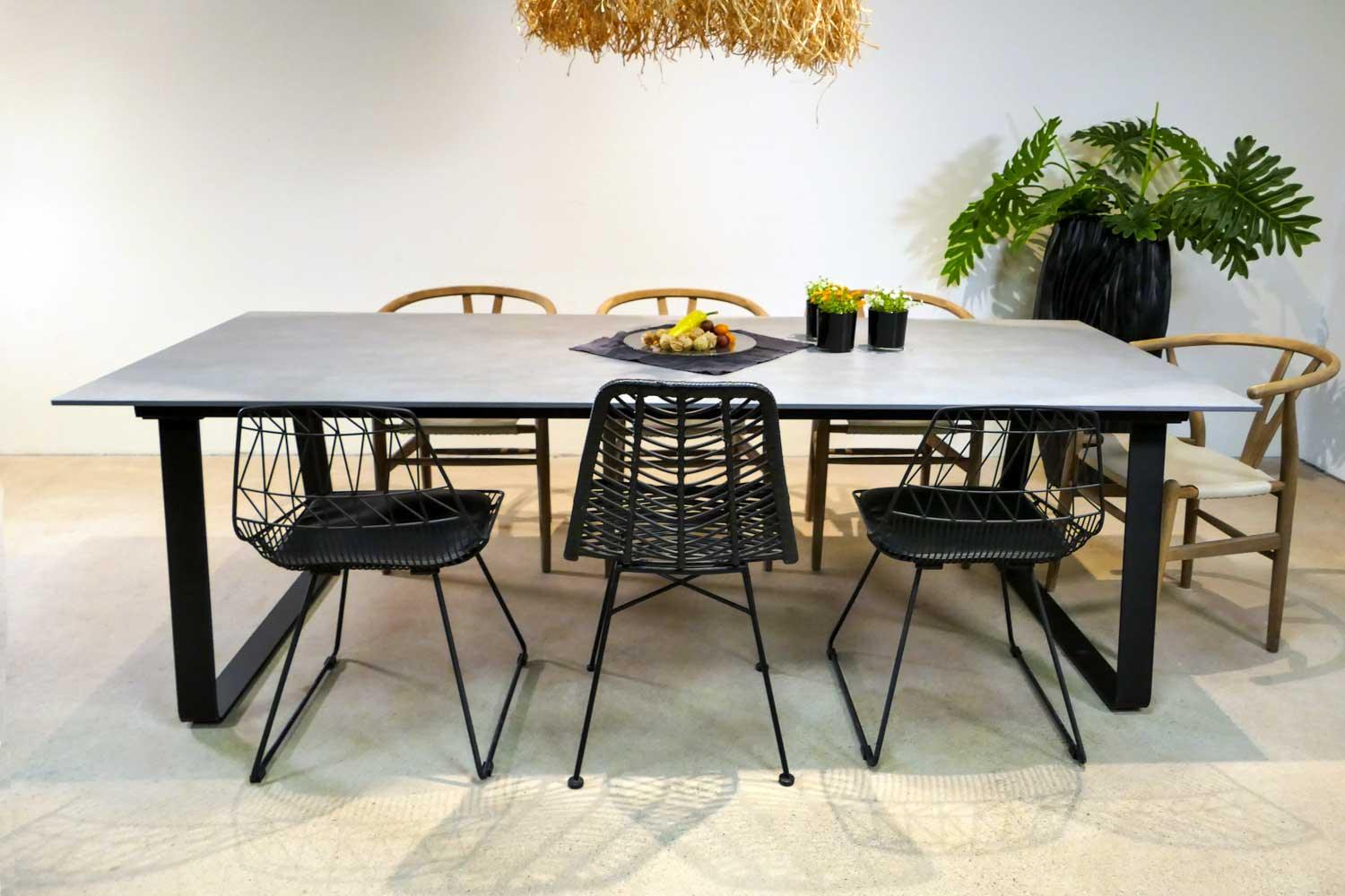 Esstisch Betonoptik Kufe