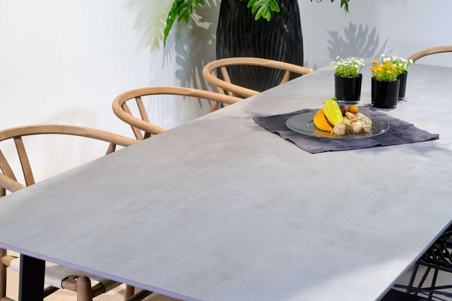 Esstisch Betonoptik Kufe