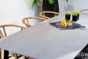 Esstisch Betonoptik Kufe