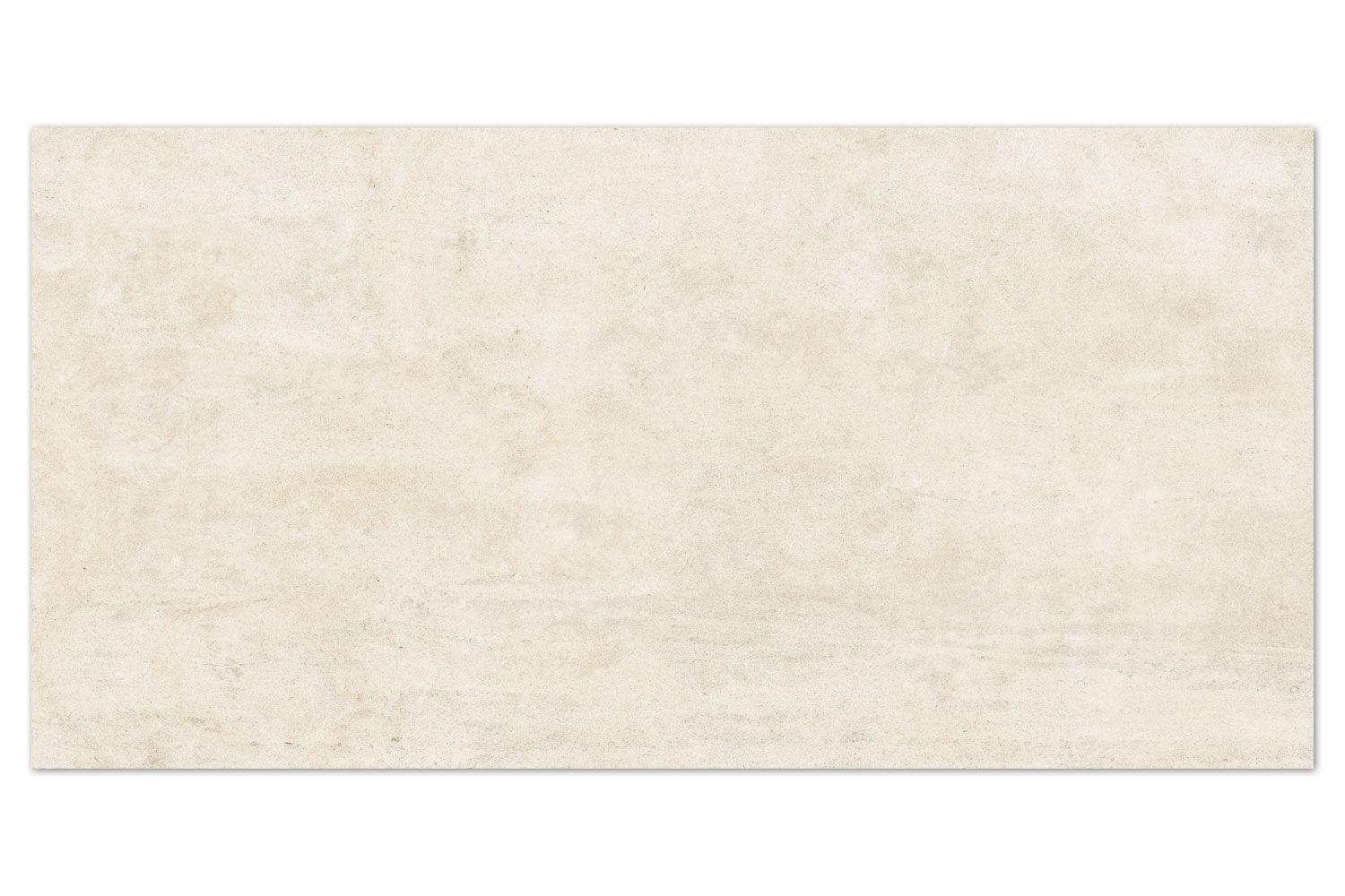 pureto® Monaco White Fliesen in authentischer Steinoptik Format 37,5 x 75 cm