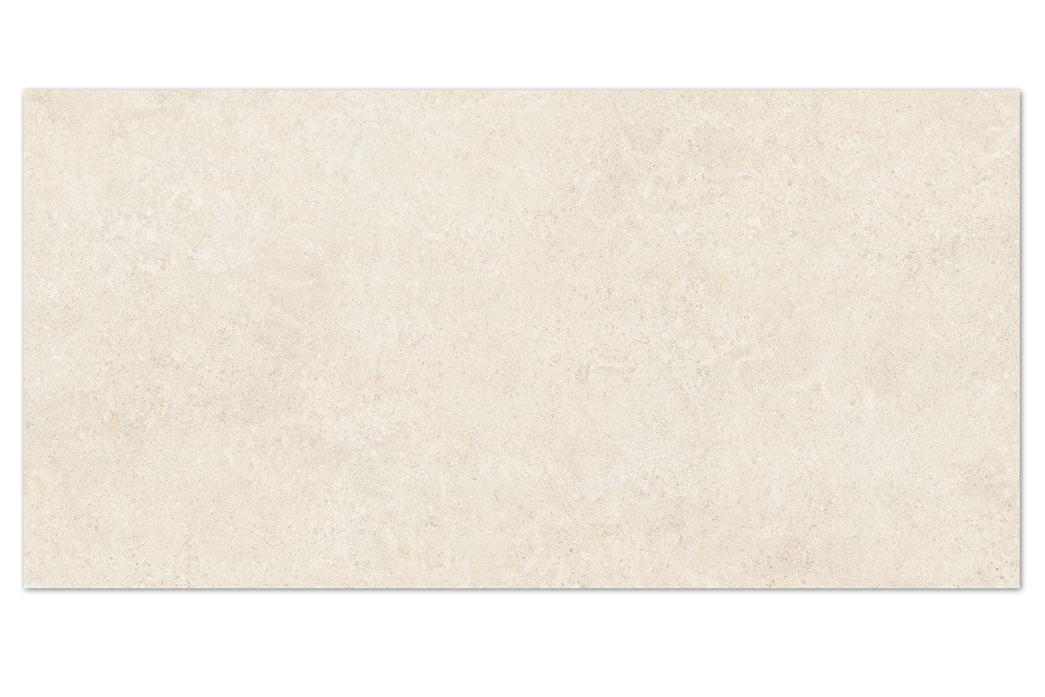 Fliesen in Hellbeige von pureto® Monaco White 37,5 x 75 cm