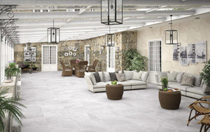 Steinoptik Fliesen weiß