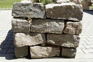 Muschelkalk Mauersteine