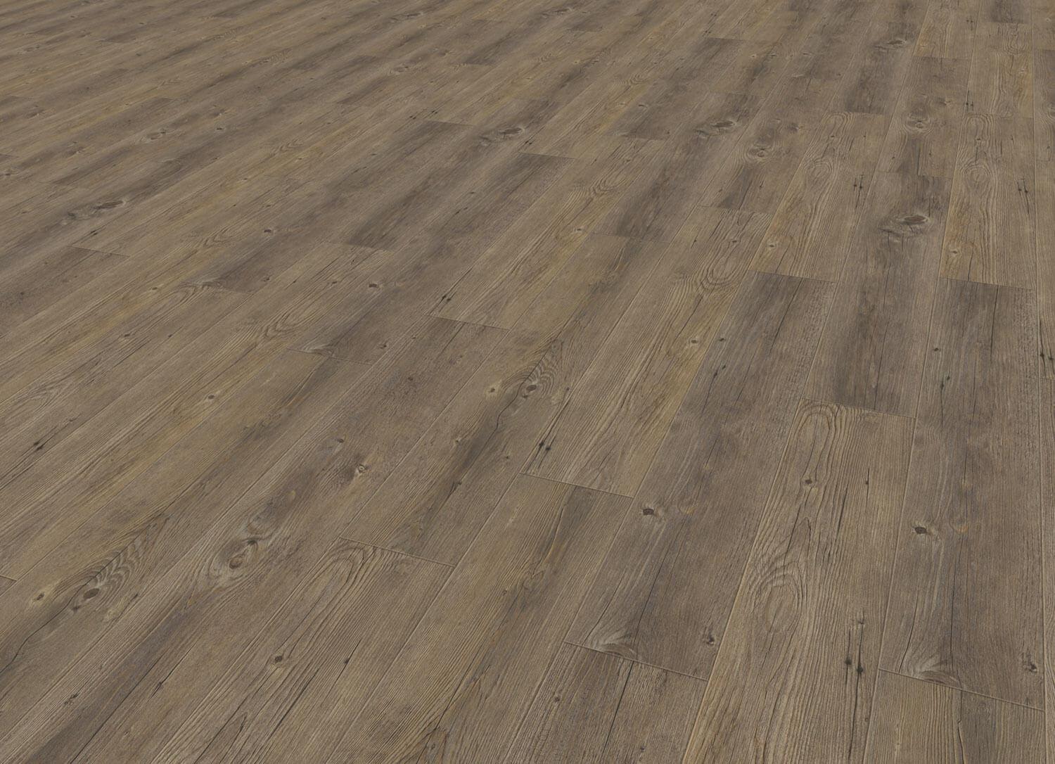 Fläche Designboden in Holzoptik Eiche dunkel