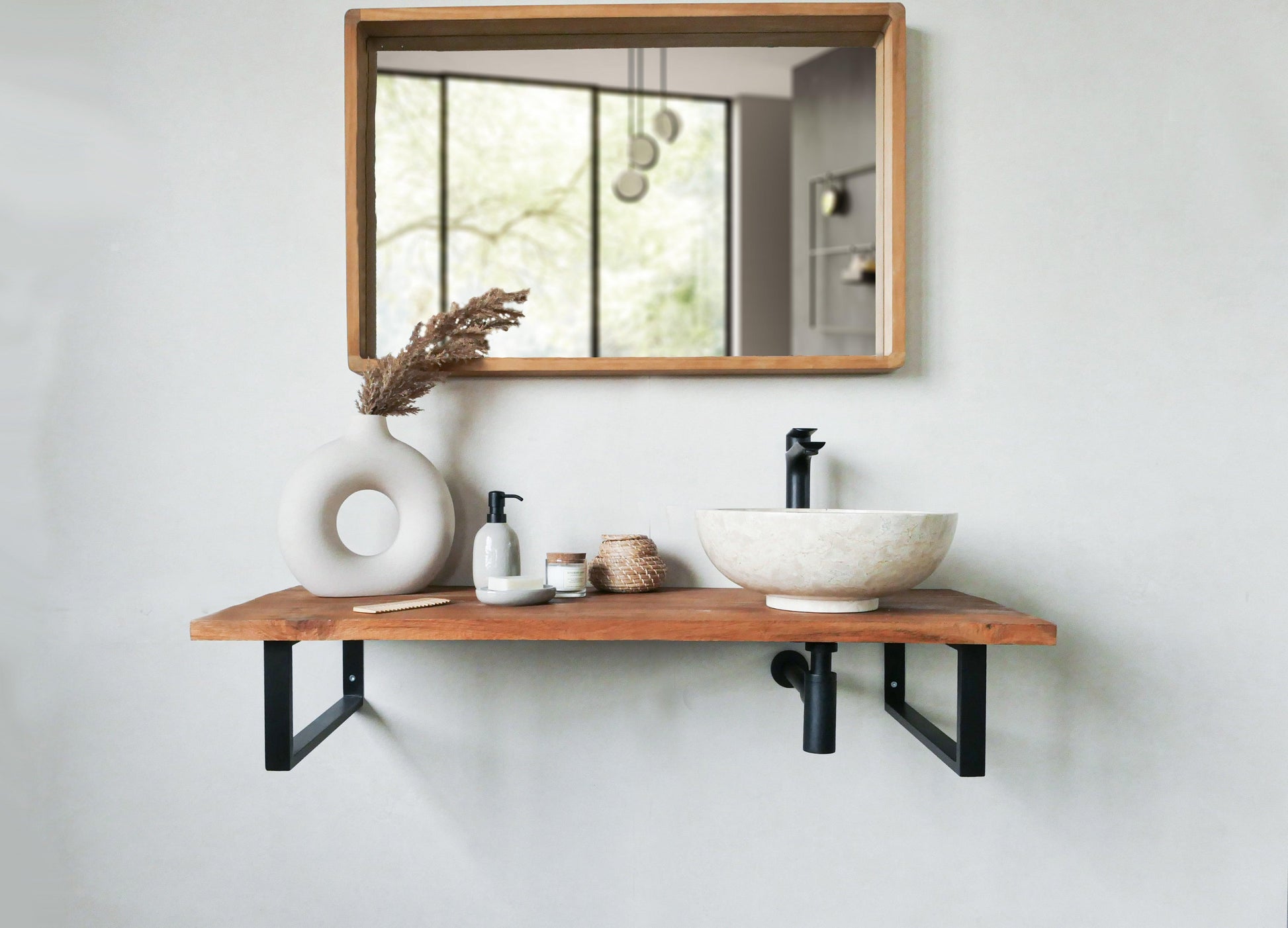 Marmor Becken Beige 40 cm