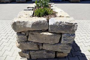 Muschelkalk Mauersteine