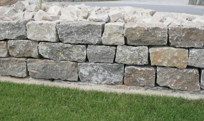 Fränkischer Muschelkalk Mauersteine