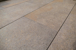 pureto® Porphyr Classic Feinsteinzeug Terrassenplatten in Porphyroptik