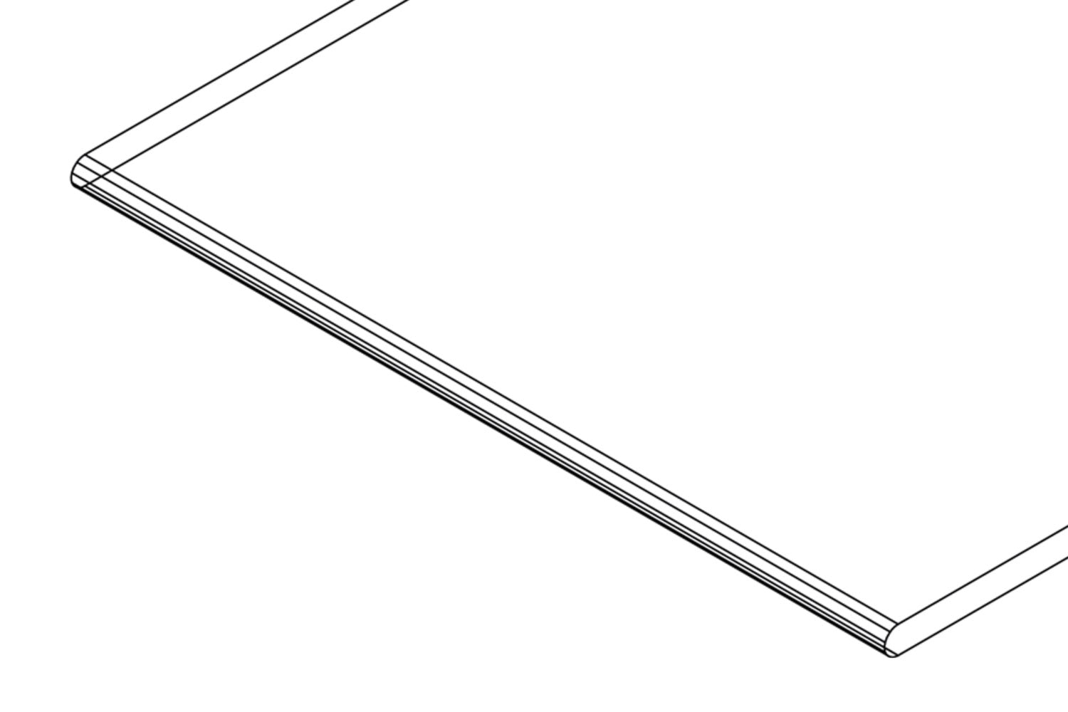 Poolumrandung Set Betonoptik Sand