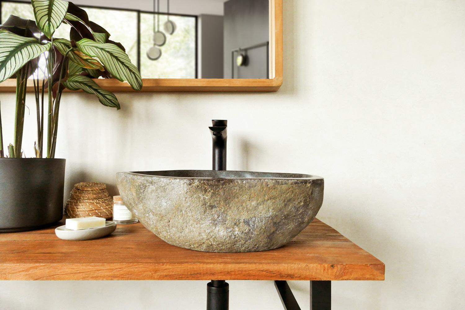 Naturstein Waschbecken 41 - 50 cm - flairando Unikat Auswahl