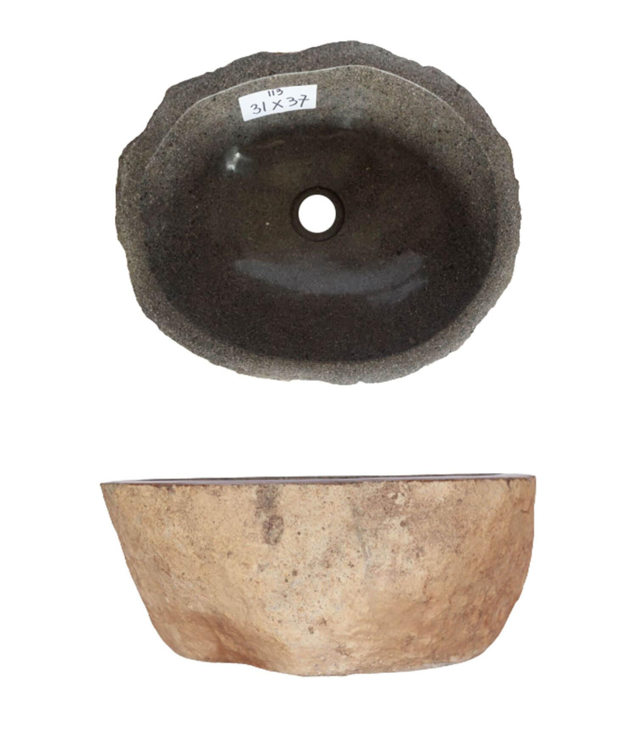 Naturstein Waschbecken 31 - 40 cm - flairando