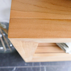 Detailansicht Tekholz Badunterschrank Arvid