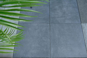 Poolumrandung Betonoptik dunkel