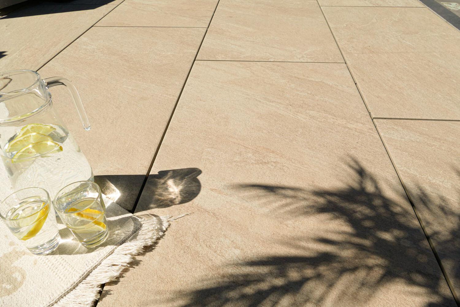 Feinsteinzeug Terrassenplatten pureto® Rio Dorato 50x100 cm