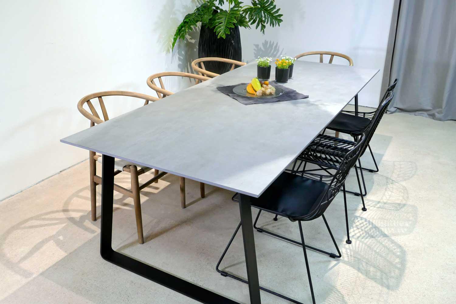 Esstisch Betonoptik Kufe