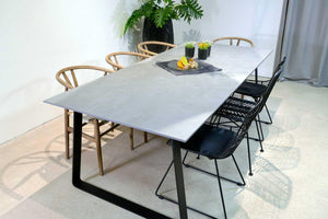 Esstisch Betonoptik Kufe