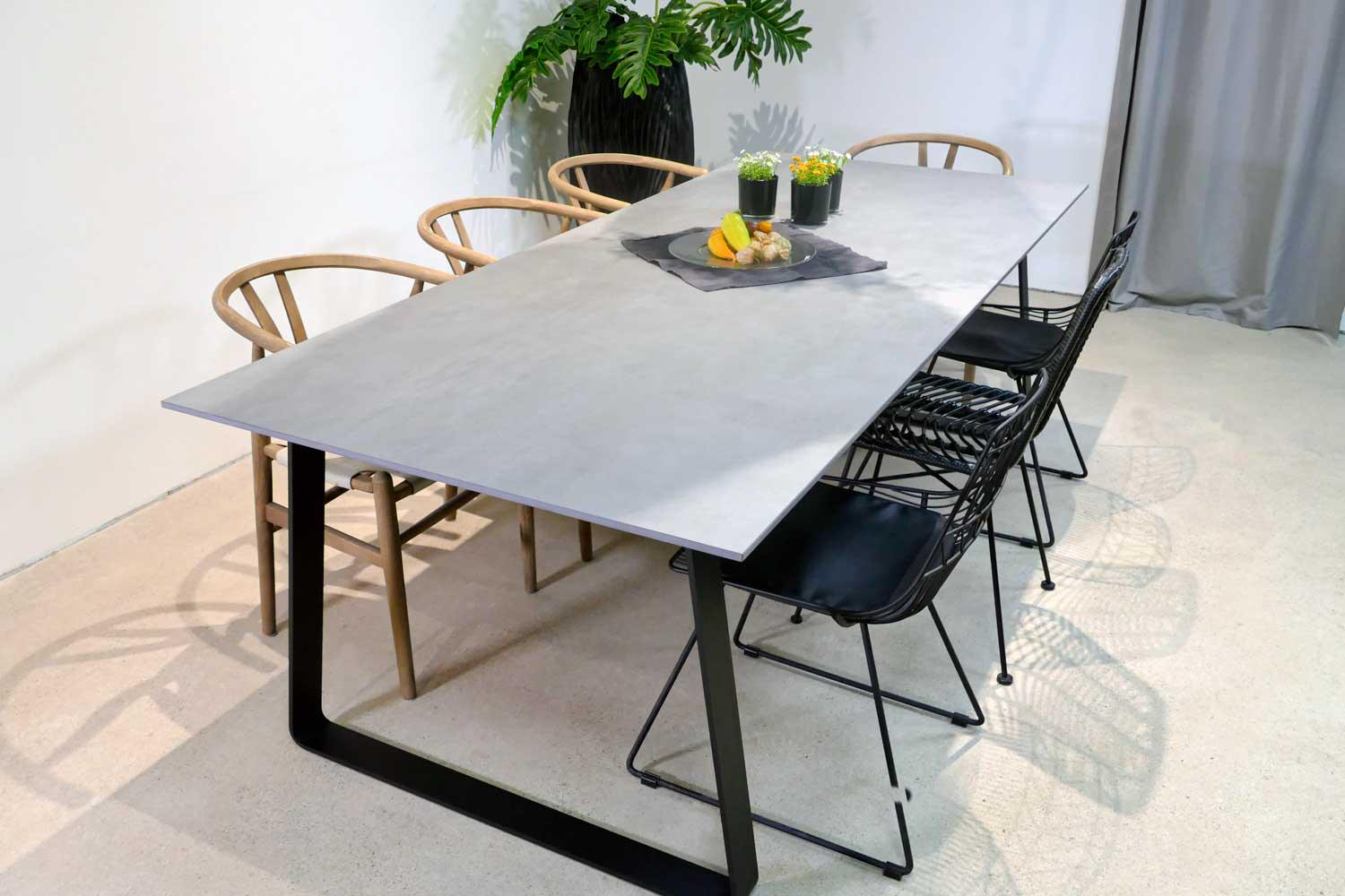 Esstisch Betonoptik Kufe