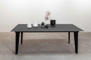 Esstisch Keramik Marmoroptik Anthrazit