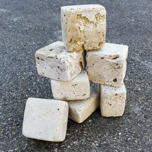 Natursteinpflaster Travertin Oberfläche