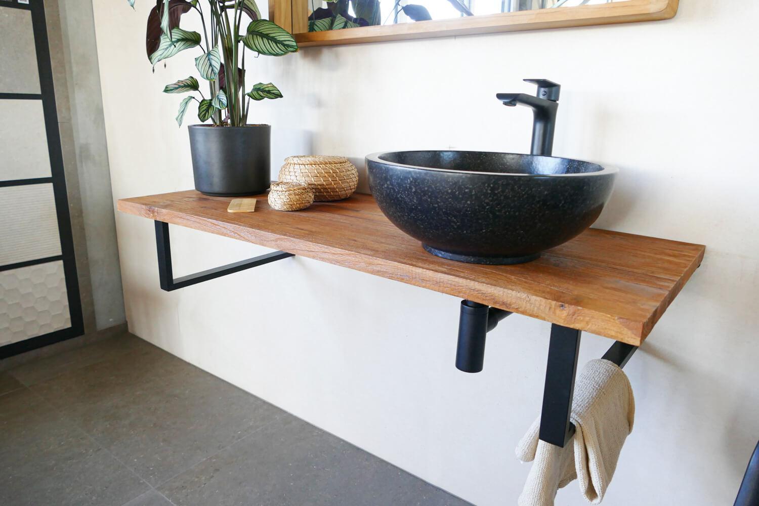 Waschbecken Set Terrazzo