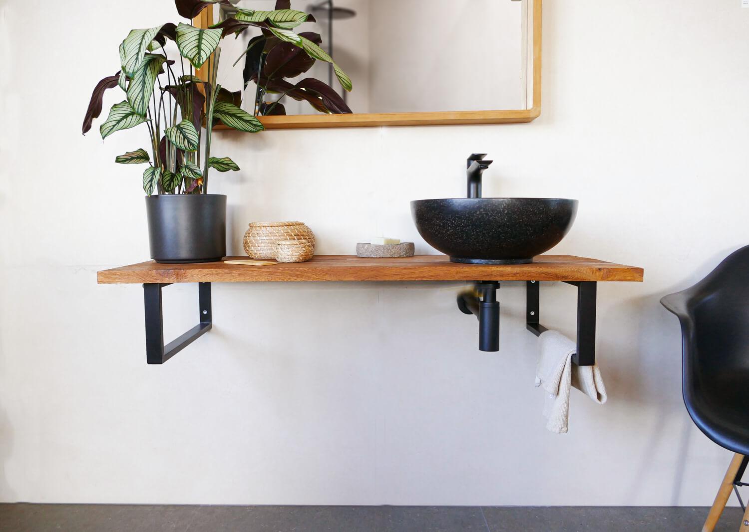 Waschbecken Set Terrazzo