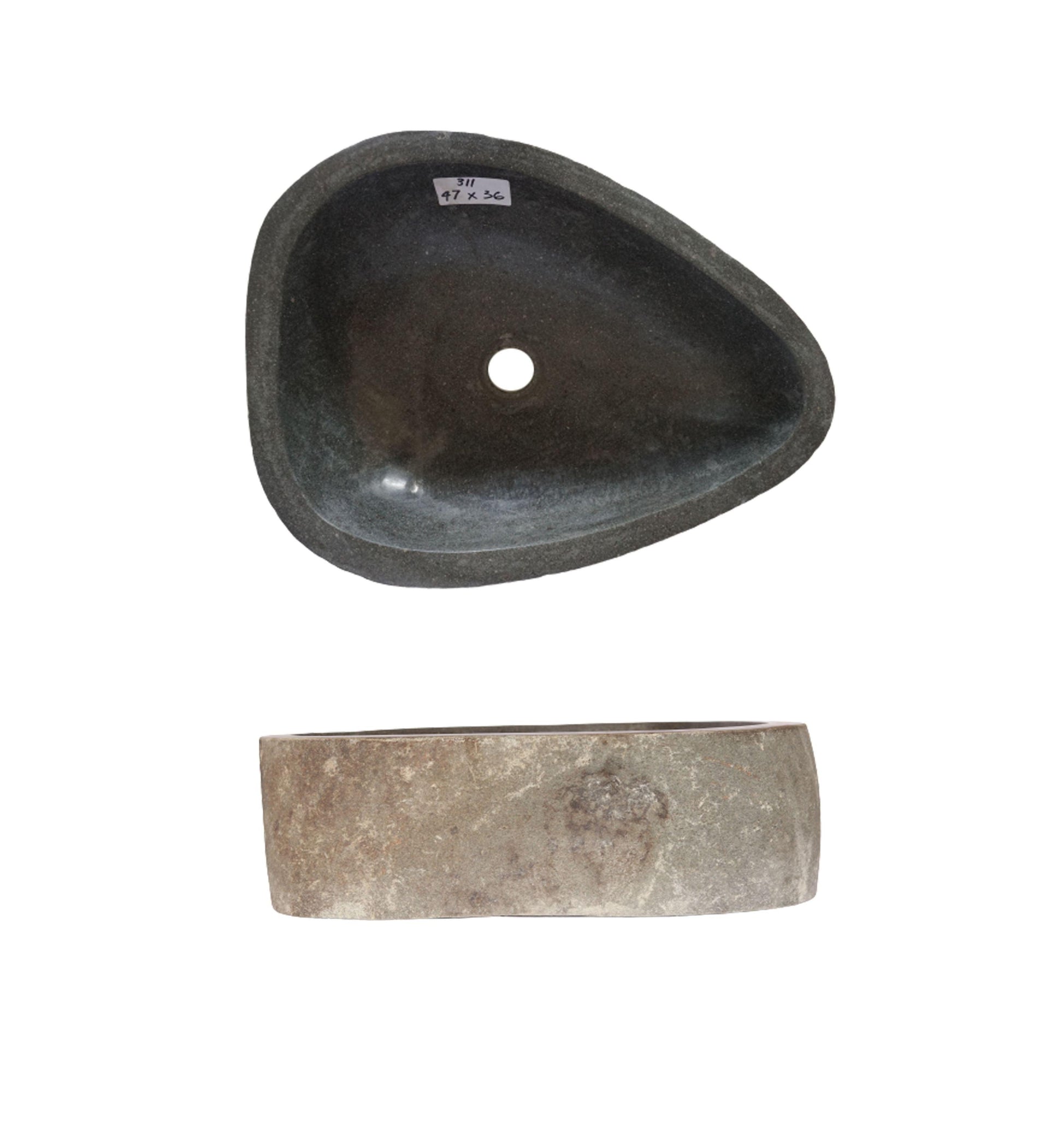 Naturstein Waschbecken 41 - 50 cm - flairando