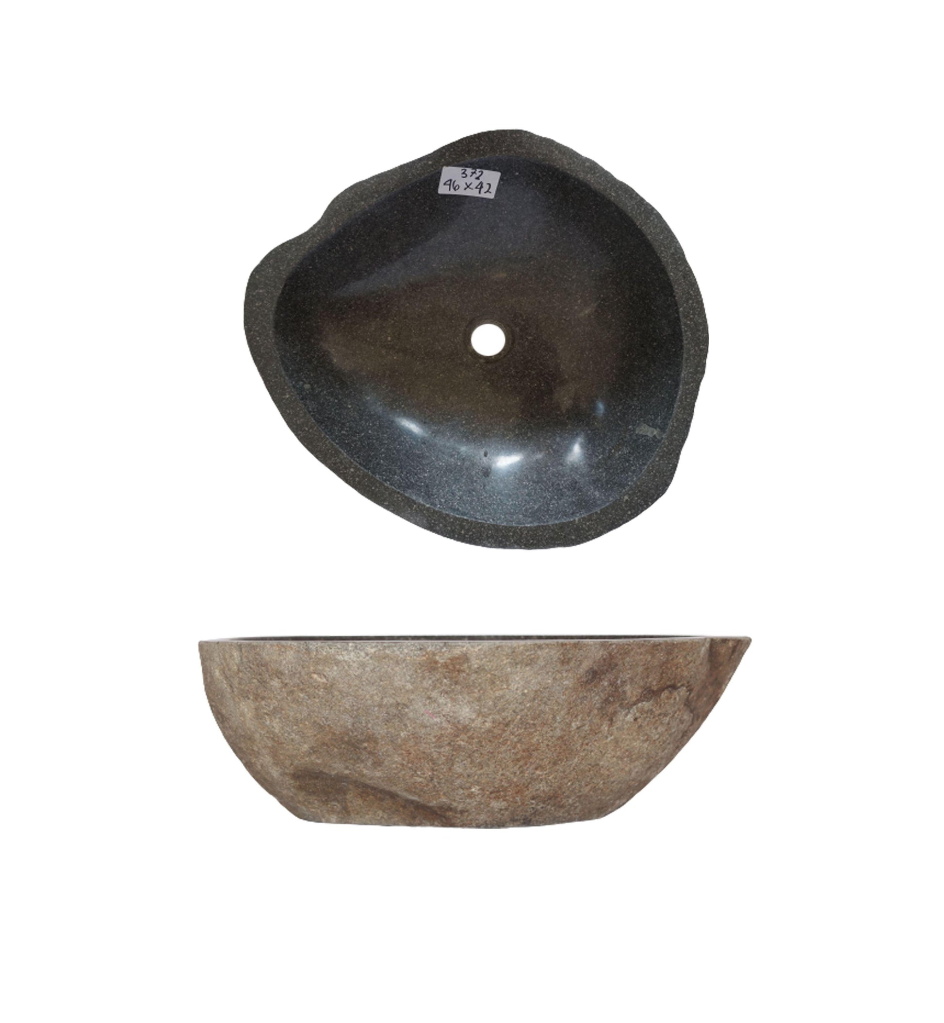Naturstein Waschbecken 41 - 50 cm - flairando