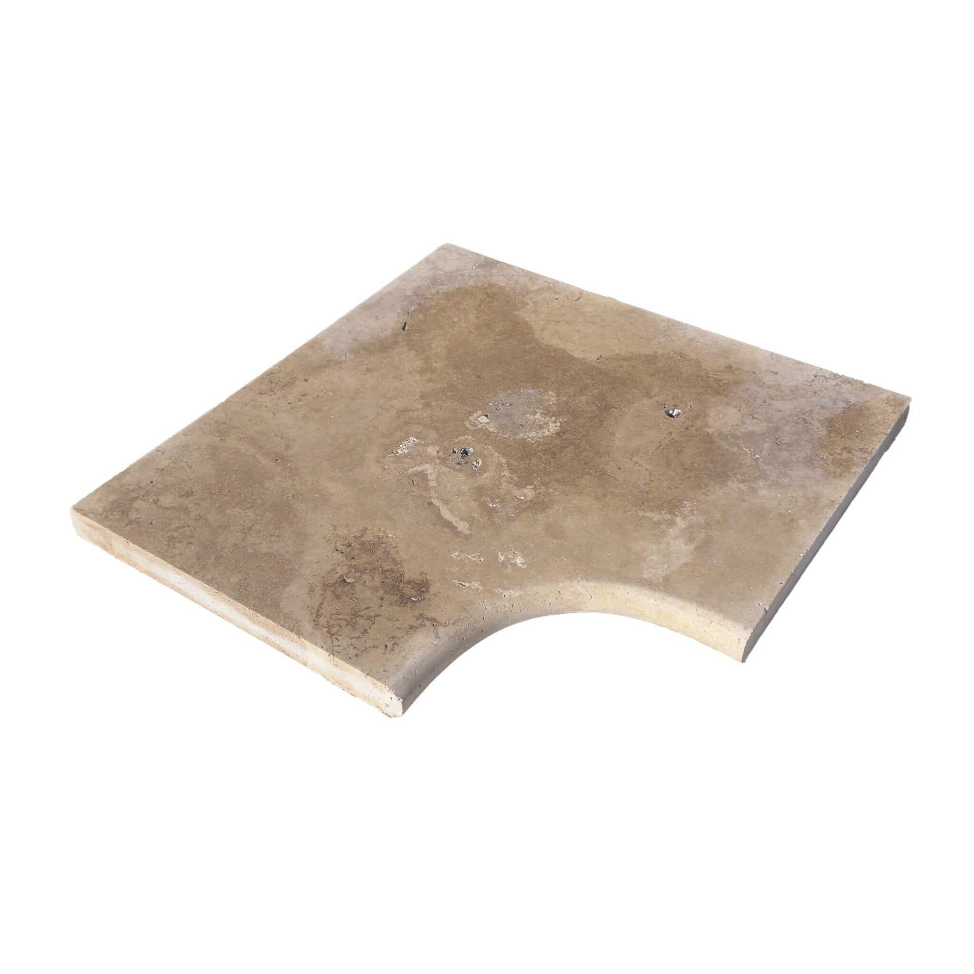 Travertin Coin de piscine radius libre
