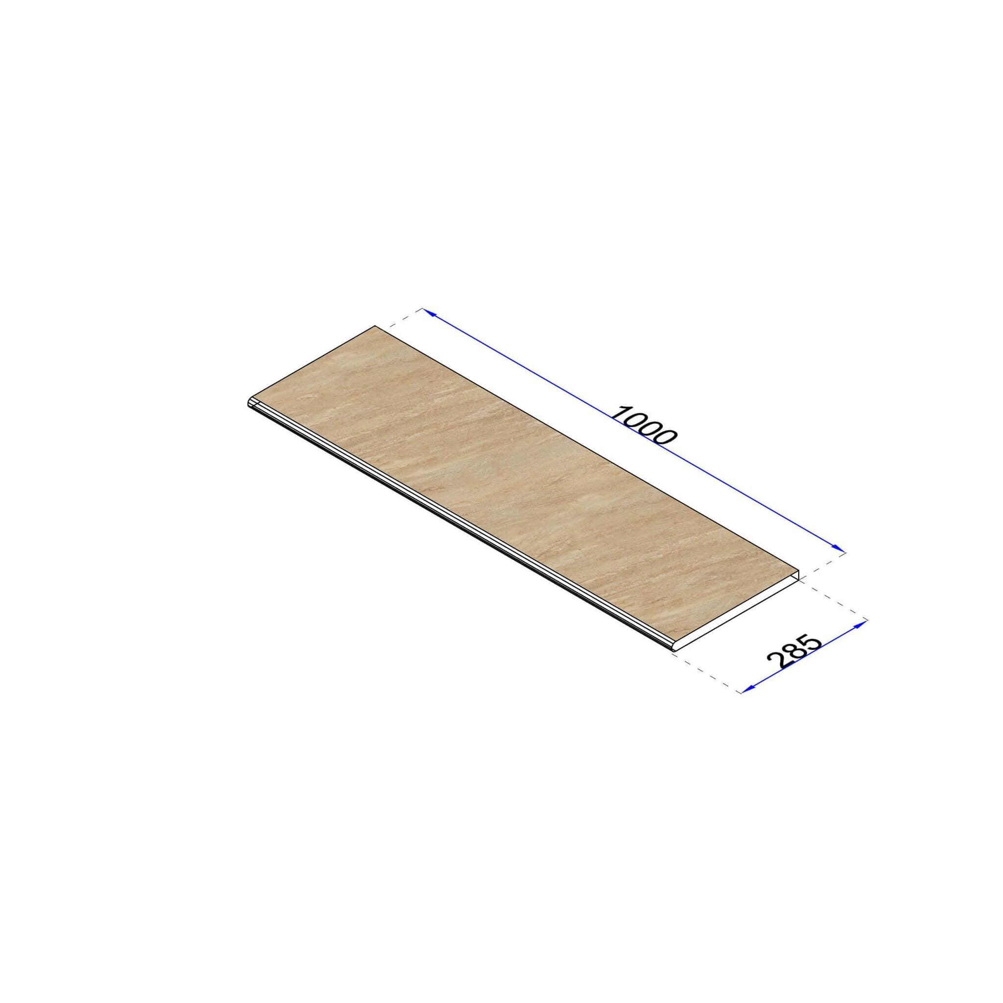 Poolrandsteine 28,5 cm pureto® Rio Dorato