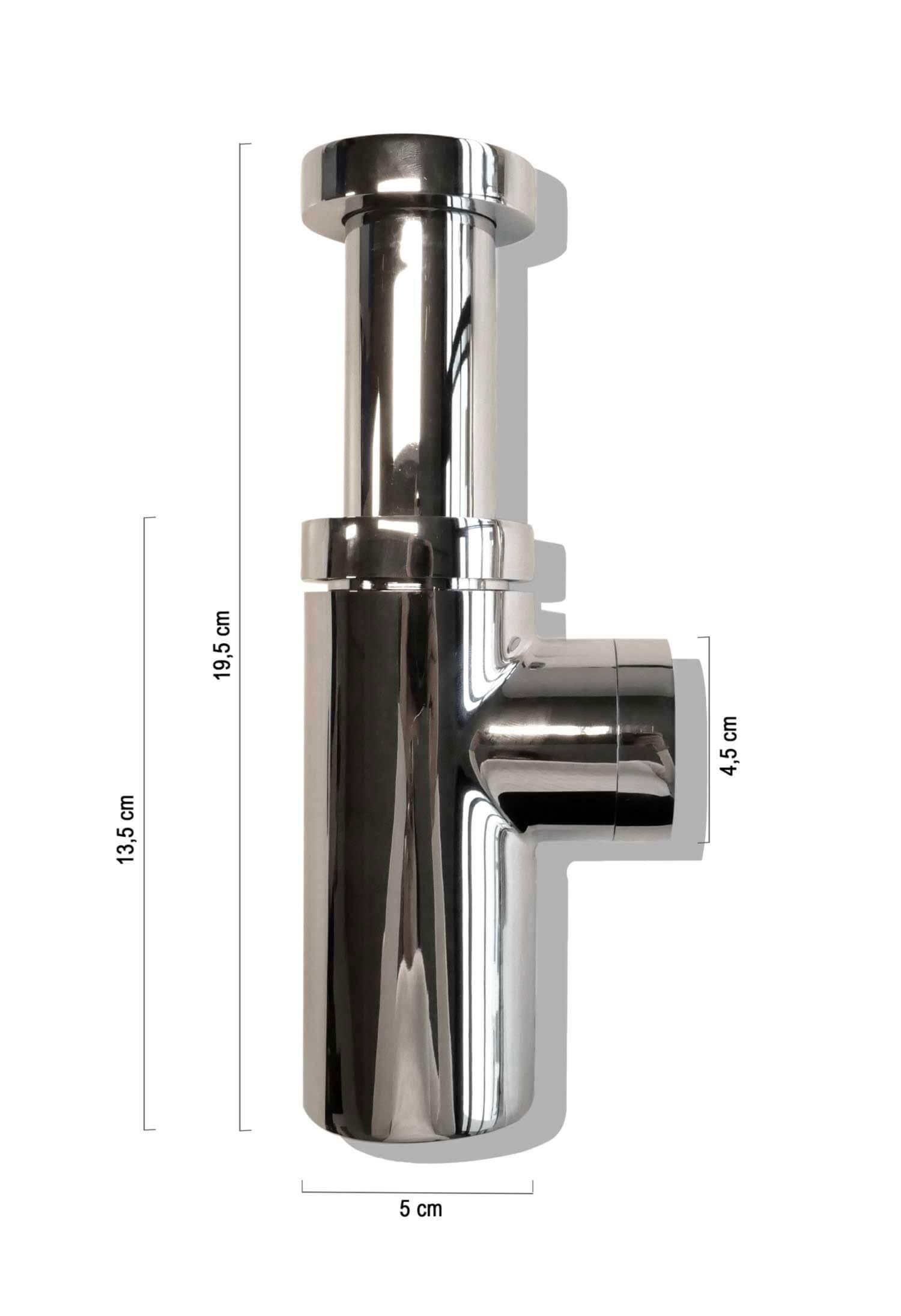 Verbindungsstück Flaschensiphon Chrom