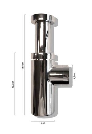 Verbindungsstück Flaschensiphon Chrom