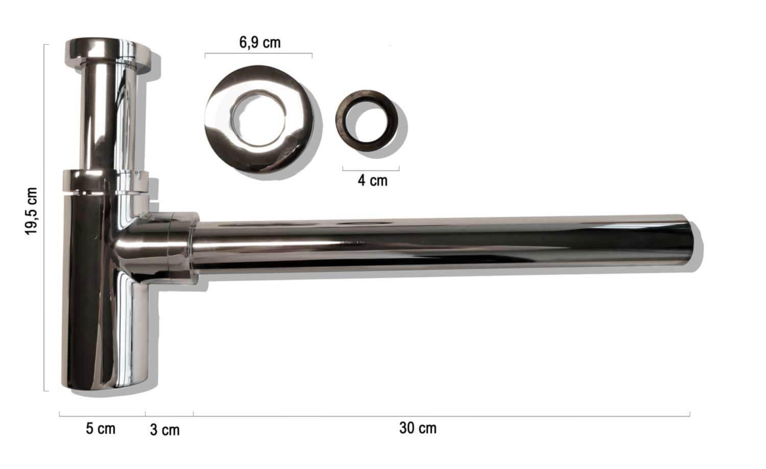 Flaschensiphon Farbe Chrom