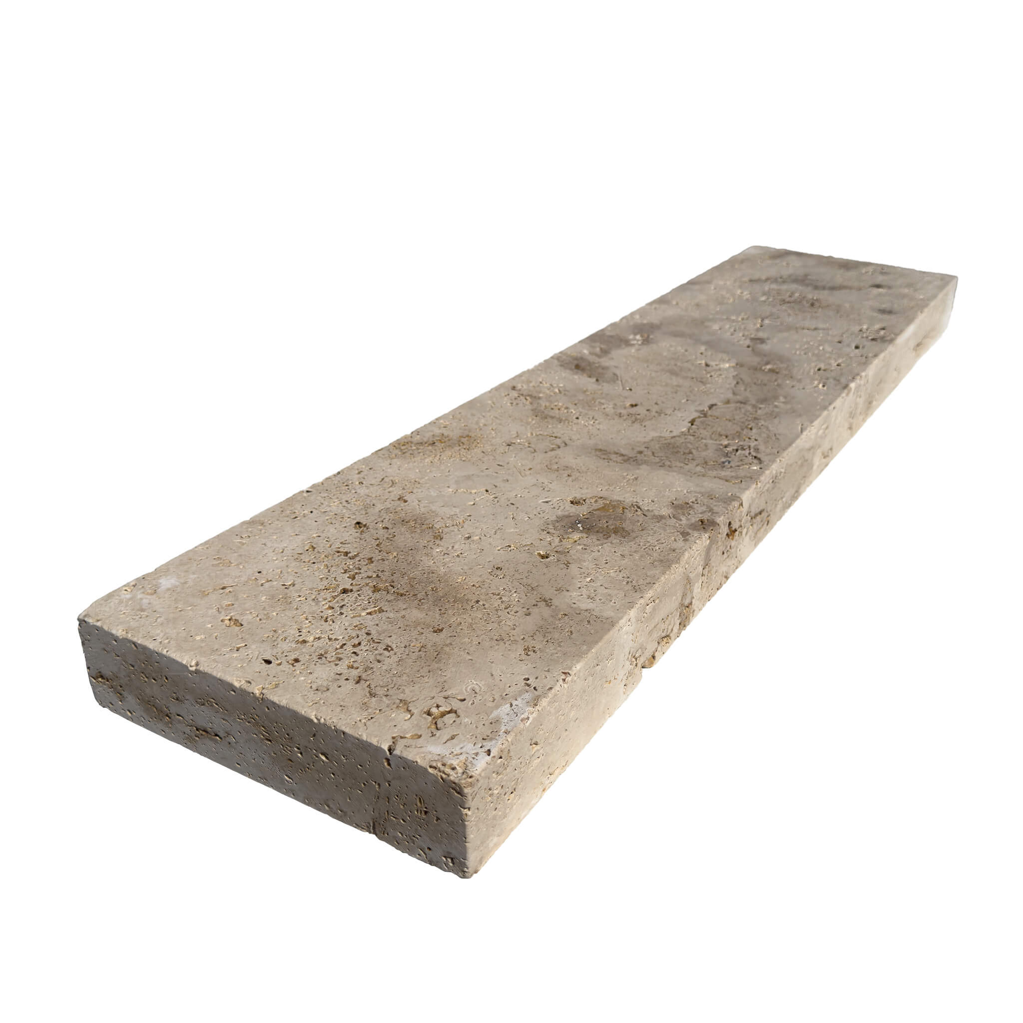 Rasenkantenstein Travertin liegend 100x25x6 cm