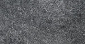 Detail Schieferoptik Fliese schwarz