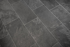 Schieferoptikfliesen schwarz 30x60 cm