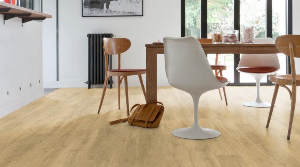 Klickbinylboden Holzoptik Eiche Medium